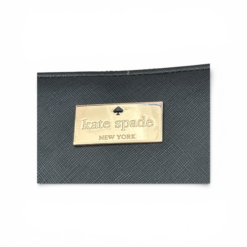 Kate Spade New York Black Saffiano Leather Convertible Crossbody Shoulder Bag - Picture 7 of 8